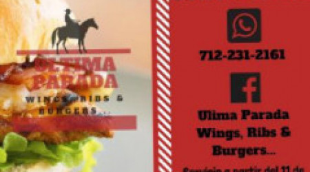 Ultima Parada Wings, Ribs Burgers.