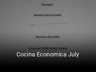 Cocina Economica July