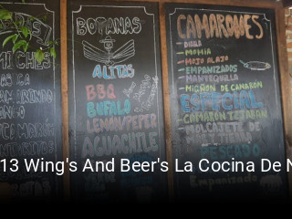 Km13 Wing's And Beer's La Cocina De Nina