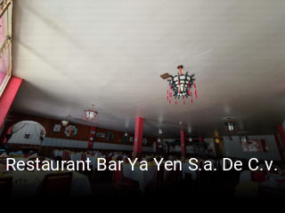 Restaurant Bar Ya Yen S.a. De C.v.