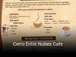 Cerro Entre Nubes Café