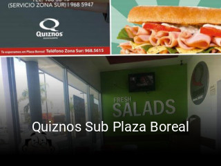 Quiznos Sub Plaza Boreal