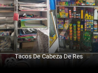 Tacos De Cabeza De Res