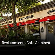 Reclutamiento Cafe Antoinette