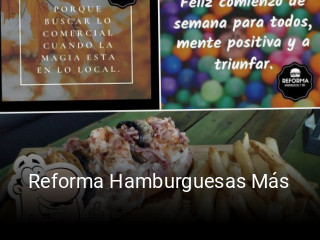 Reforma Hamburguesas Más