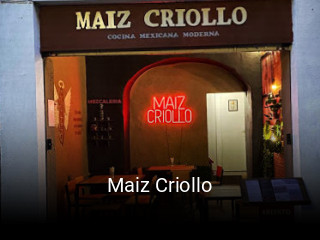 Maiz Criollo