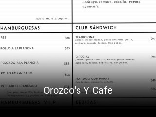 Orozco's Y Cafe