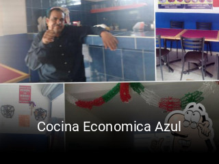 Cocina Economica Azul