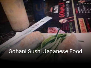 Gohani Sushi Japanese Food