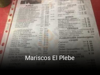 Mariscos El Plebe