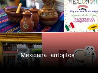 Mexicana “antojitos”