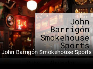 John Barrigón Smokehouse Sports