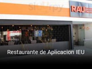 Restaurante de Aplicacion IEU